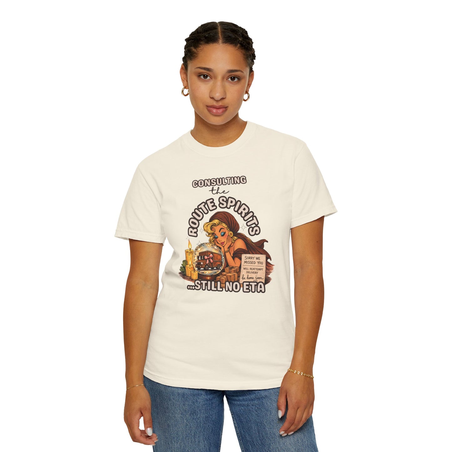 Consulting the Route Spirits Tee – Still No ETA Graphic Shirt