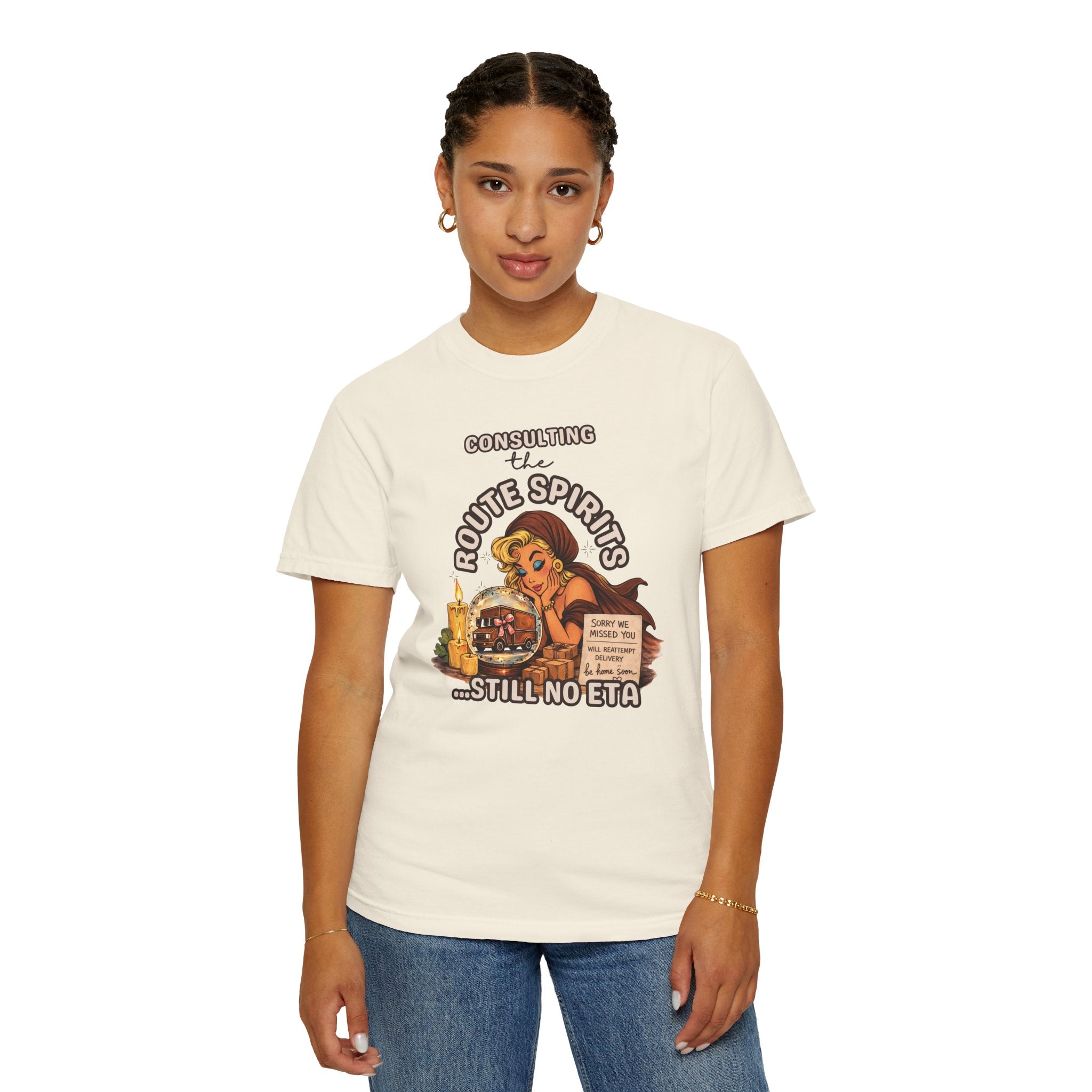 Consulting the Route Spirits Tee – Still No ETA Graphic Shirt