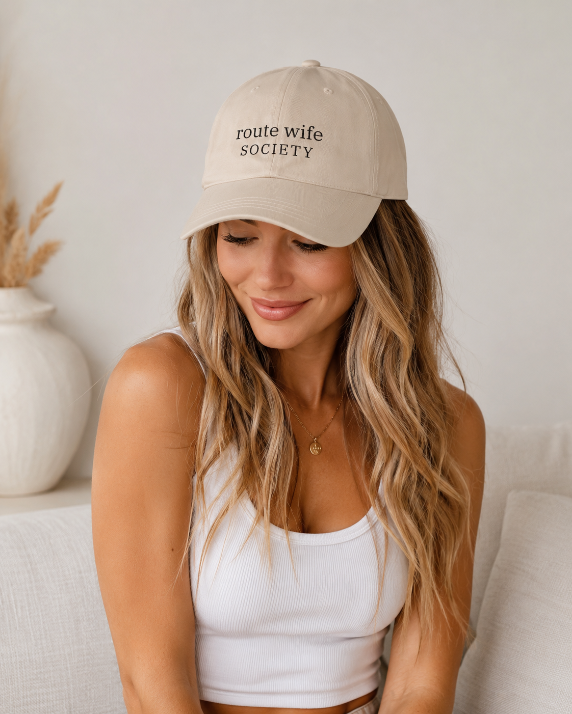 Route Wife Society Neutral Baseball Cap