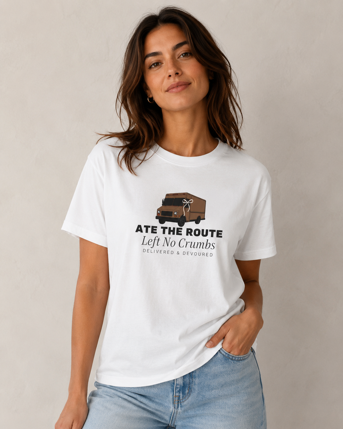 Ate The Route Left No Crumbs Graphic Tee